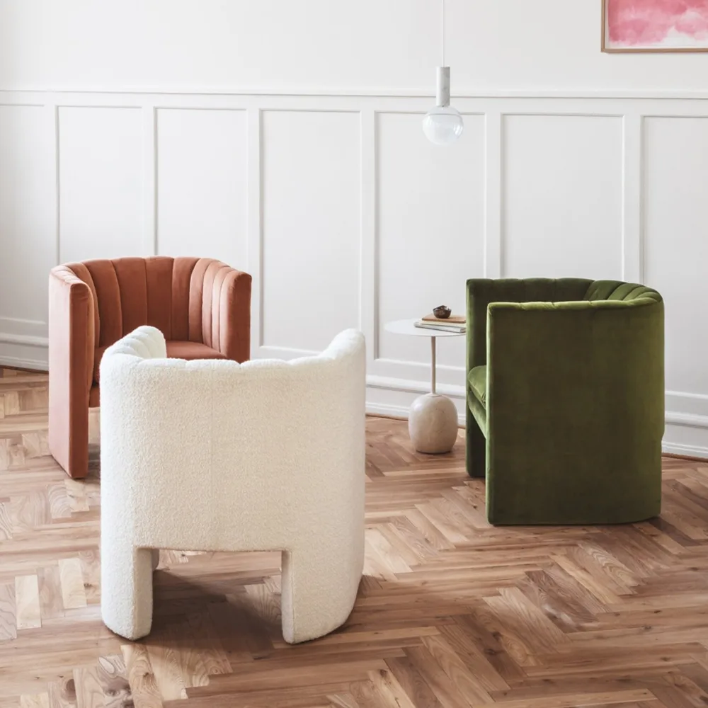 Πολυθρόνα Loafer SC23, Ύφασμα Ritz dandelion &Tradition