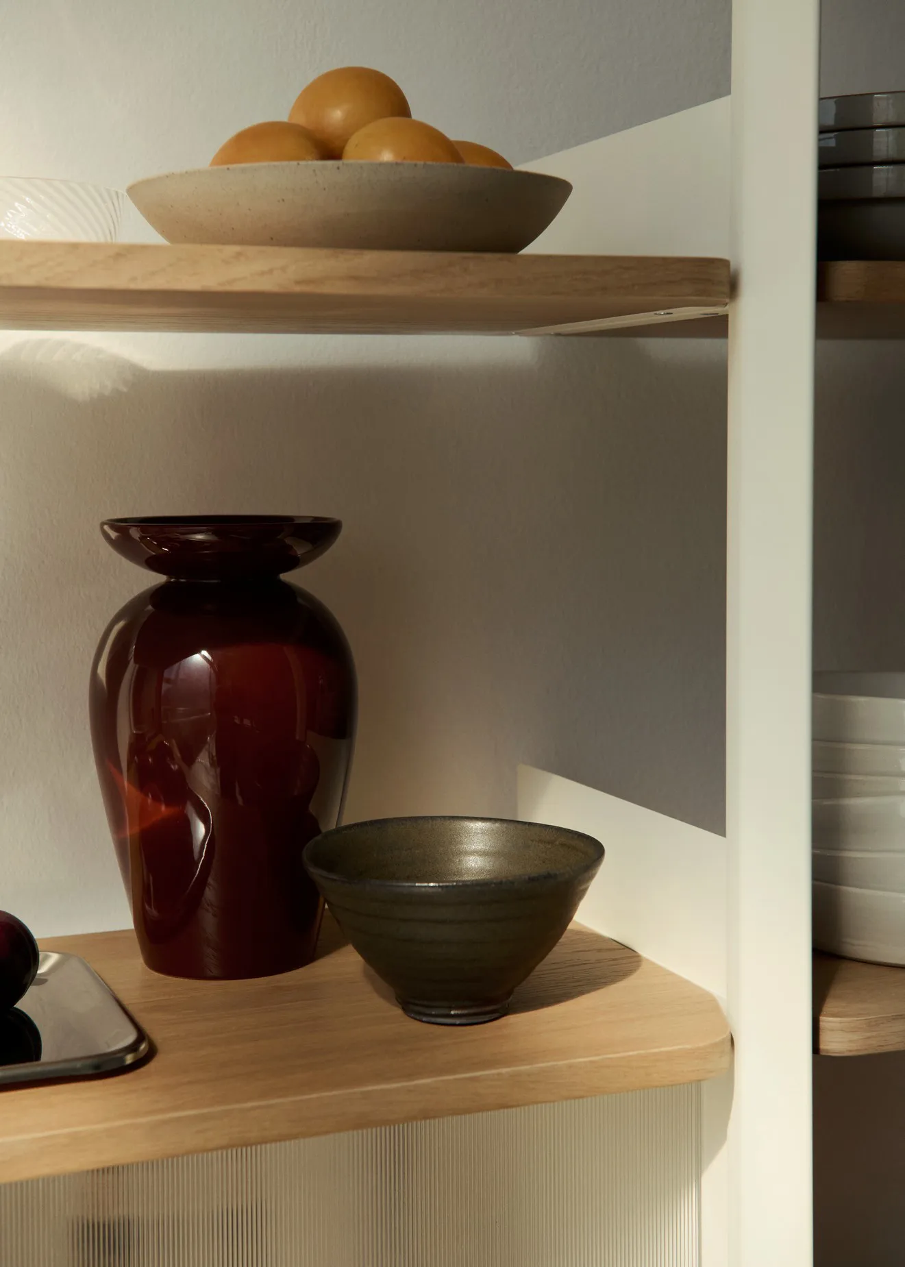 Momento JH47 βάζο 24 cm, Red brown &Tradition