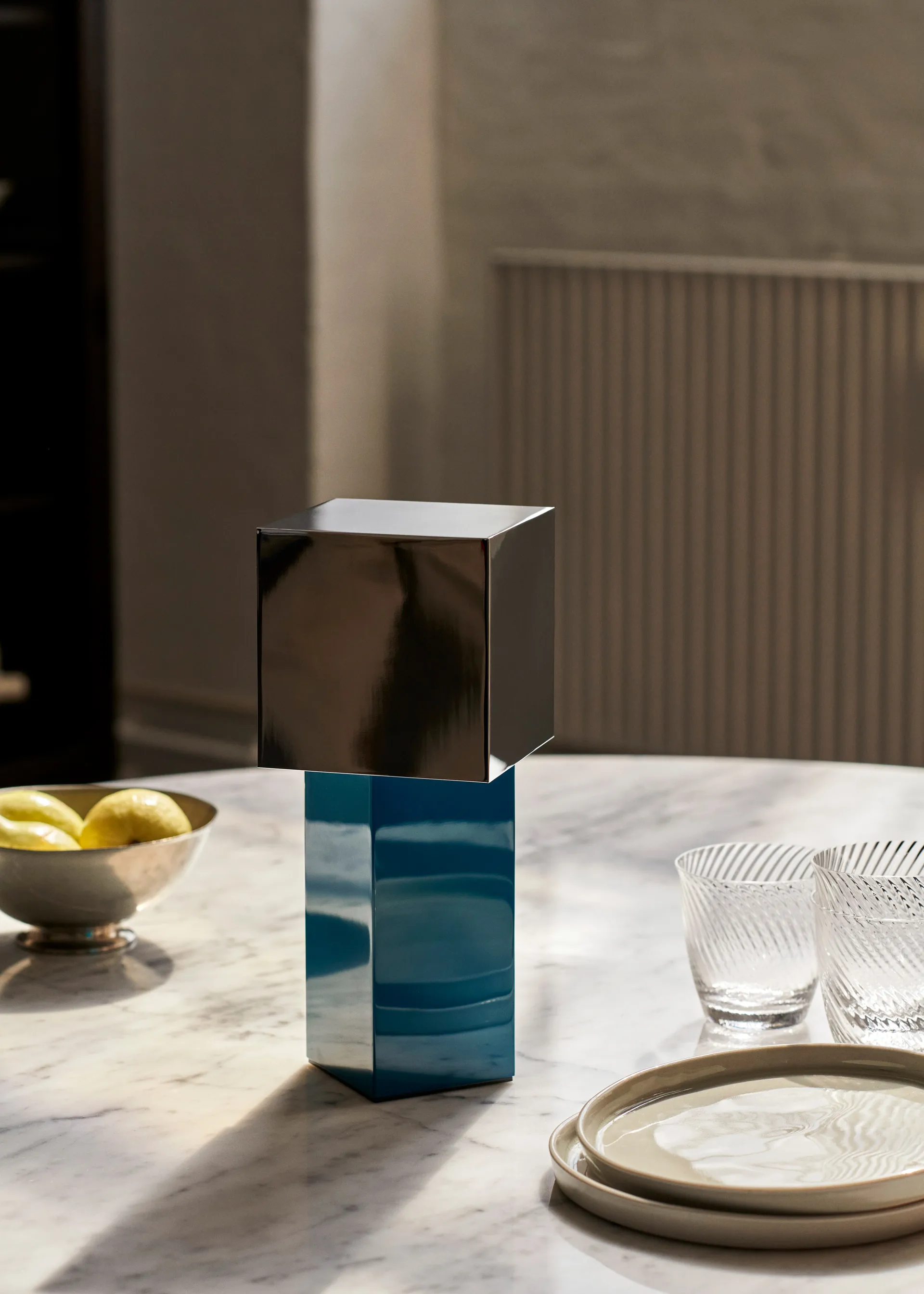 Φορητό φωτιστικό, Pivot ATD7, Ασημομπλέ &Tradition