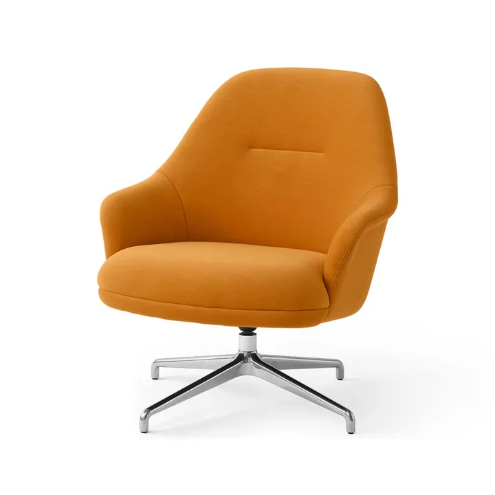 Rely HW139 lounge chair καρέκλα lounge - Gentle 0433-aluminium - &Tradition