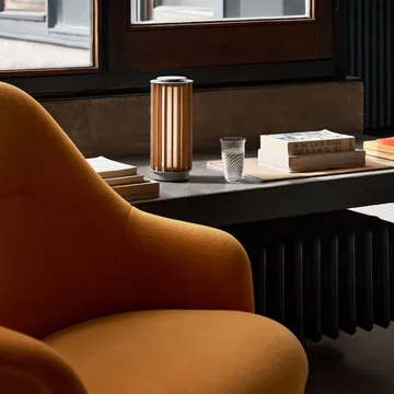 Rely HW139 lounge chair καρέκλα lounge - Gentle 0433-aluminium - &Tradition