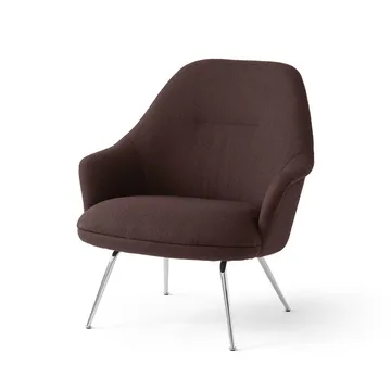 Rely HW139 lounge chair καρέκλα lounge - Saxion 0397-χρώμιο - &Tradition