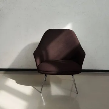 Rely HW139 lounge chair καρέκλα lounge - Saxion 0397-χρώμιο - &Tradition