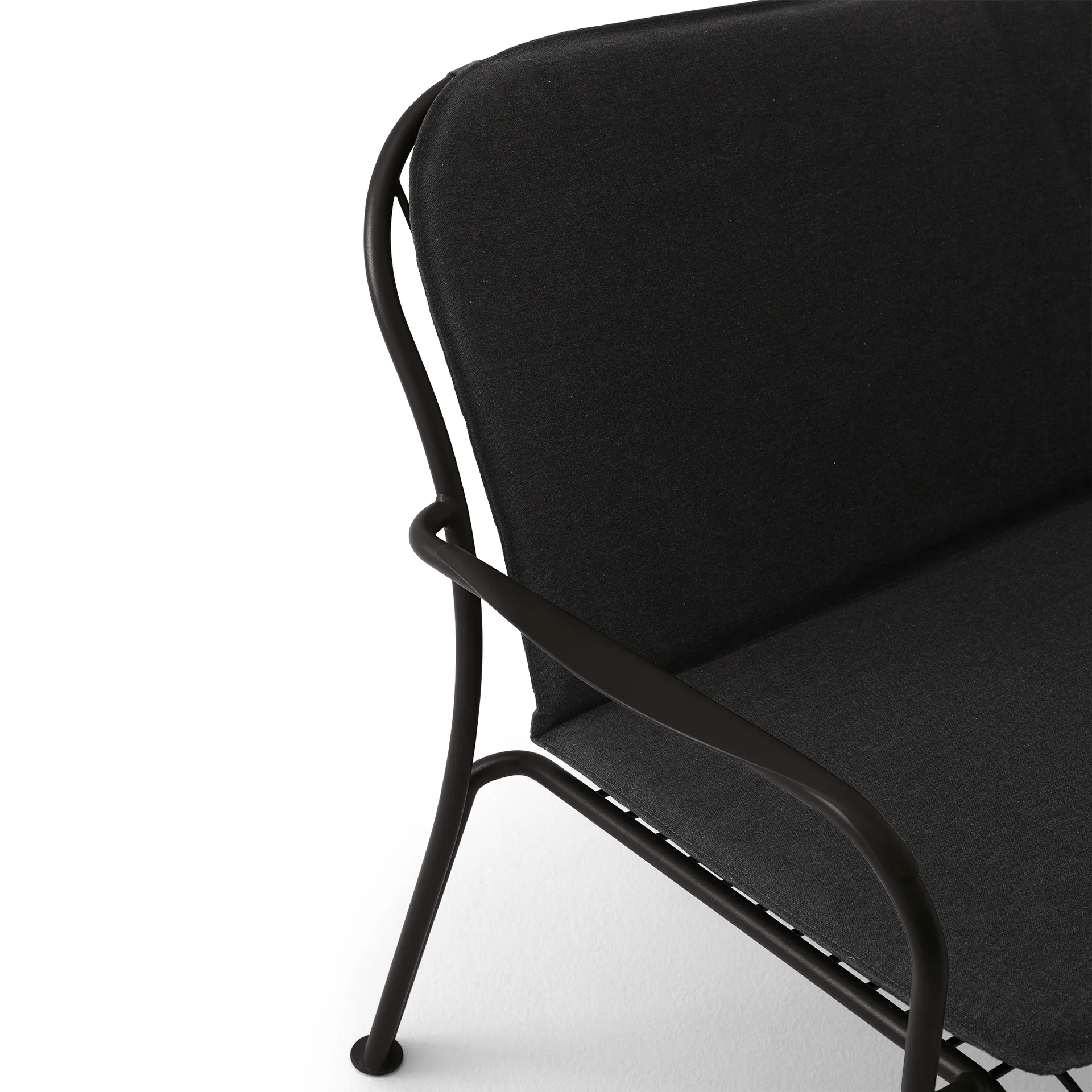 Thorvald SC110 καναπές lounge, Warm black, 143 εκ. &Tradition