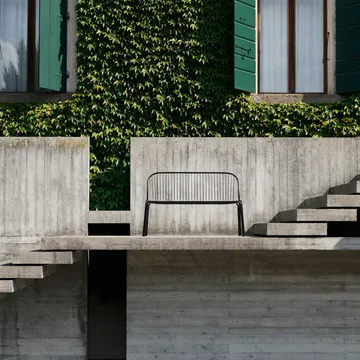 Thorvald SC111 πάγκος - Warm black, 129 εκ. - &Tradition