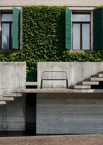 Thorvald SC111 πάγκος - Warm black, 129 εκ. - &Tradition