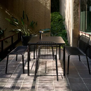 Thorvald SC113 τραπεζαρία - Warm black, 160 εκ. - &Tradition