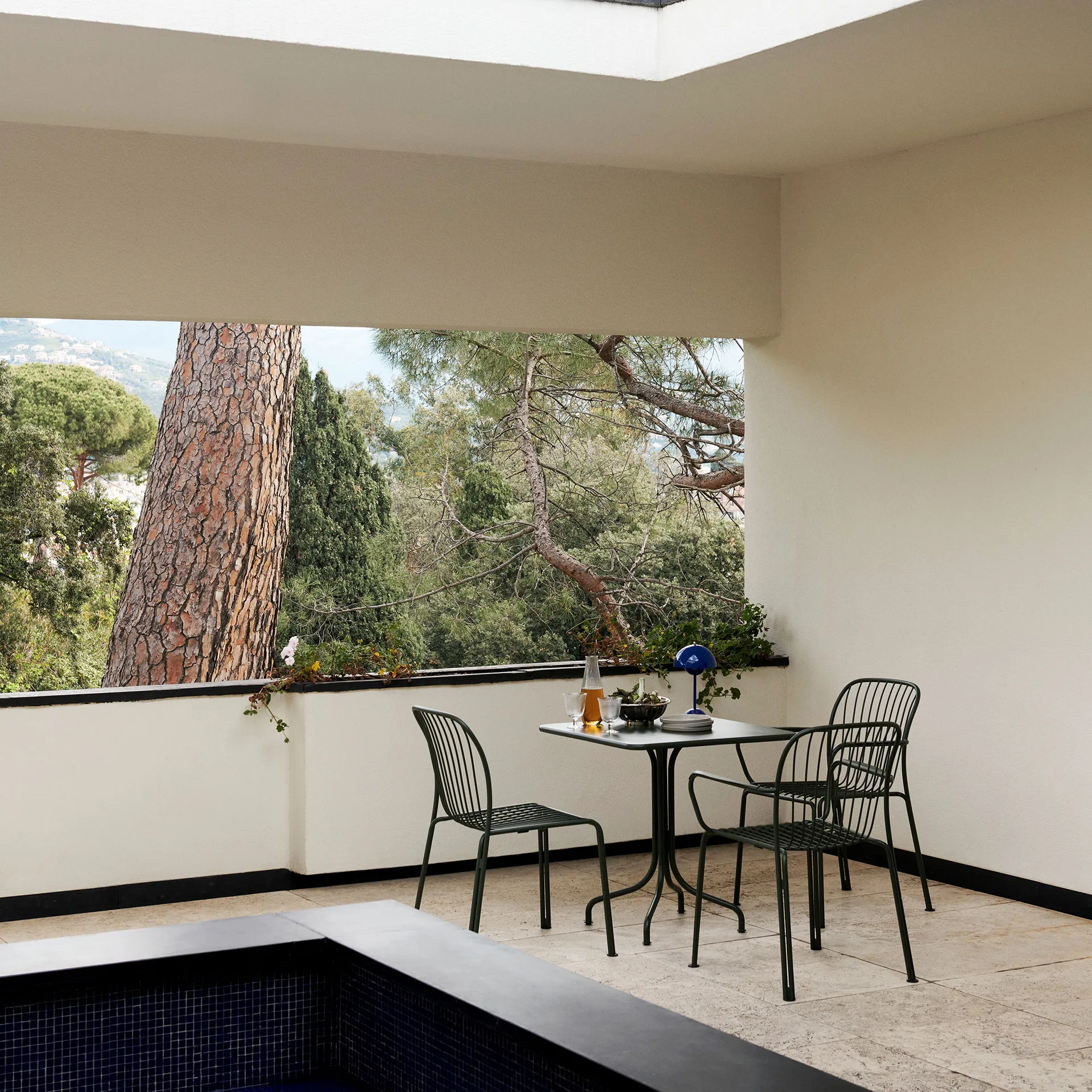 Thorvald SC97 τραπεζάκι σαλονιού 70x70 cm, Bronze green &Tradition