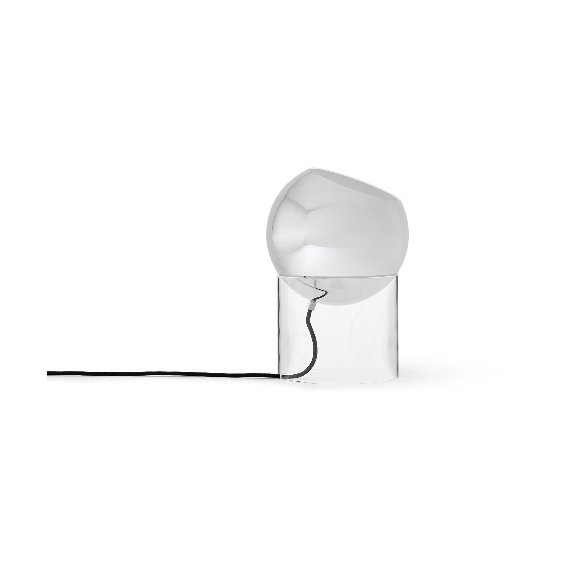 Επιτραπέζιο φωτιστικό Topan VP13 31,5 cm, Clear-chrome plated &Tradition