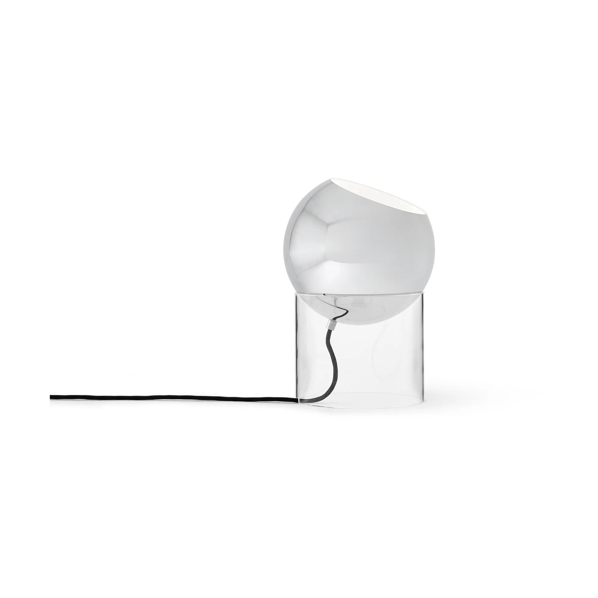 Επιτραπέζιο φωτιστικό Topan VP13 31,5 cm, Clear-chrome plated &Tradition