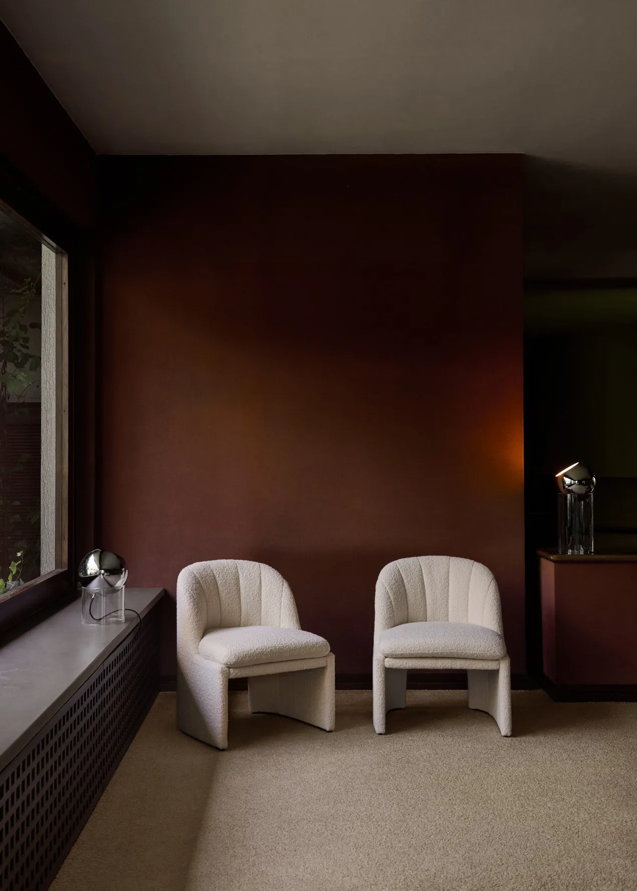 Επιτραπέζιο φωτιστικό Topan VP13 31,5 cm, Clear-chrome plated &Tradition