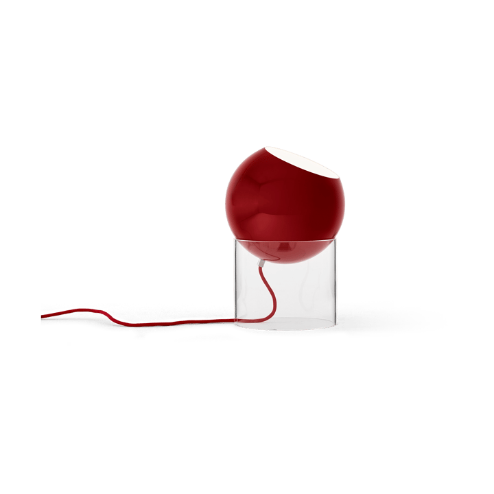 Επιτραπέζιο φωτιστικό Topan VP13 31,5 cm, Clear-vermilion red &Tradition