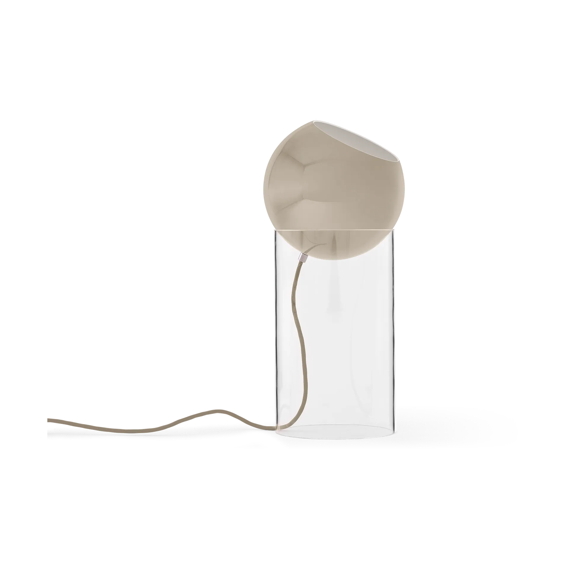 Φωτιστικό δαπέδου Topan VP14 46,5 cm, Clear-grey beige &Tradition