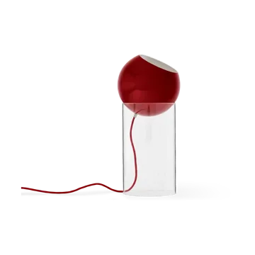 Φωτιστικό δαπέδου Topan VP14 46,5 cm - Clear-vermilion red - &Tradition