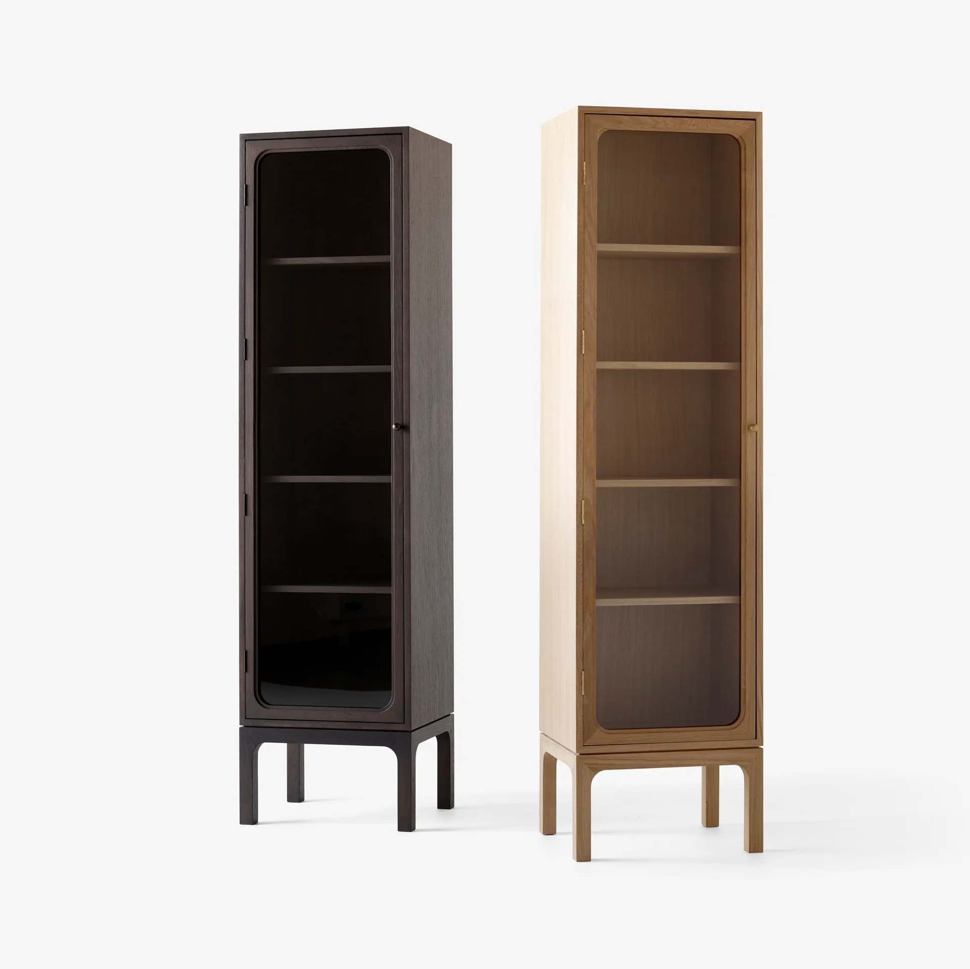 Βιτρίνα, Trace SC87, 50x192x40 εκ., Φυσική δρυς &Tradition