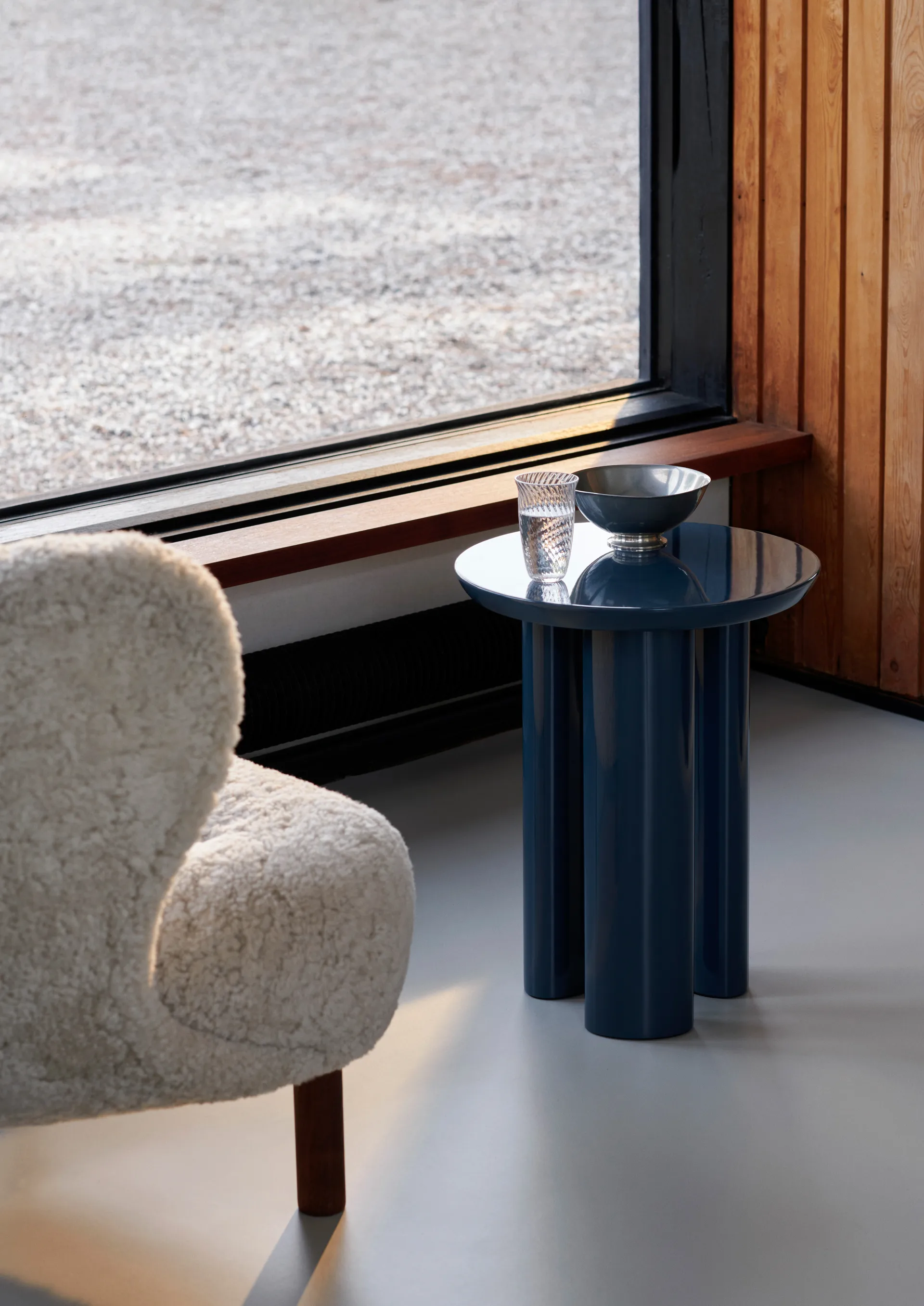 Τραπεζάκι Tung JA3, Steel blue &Tradition