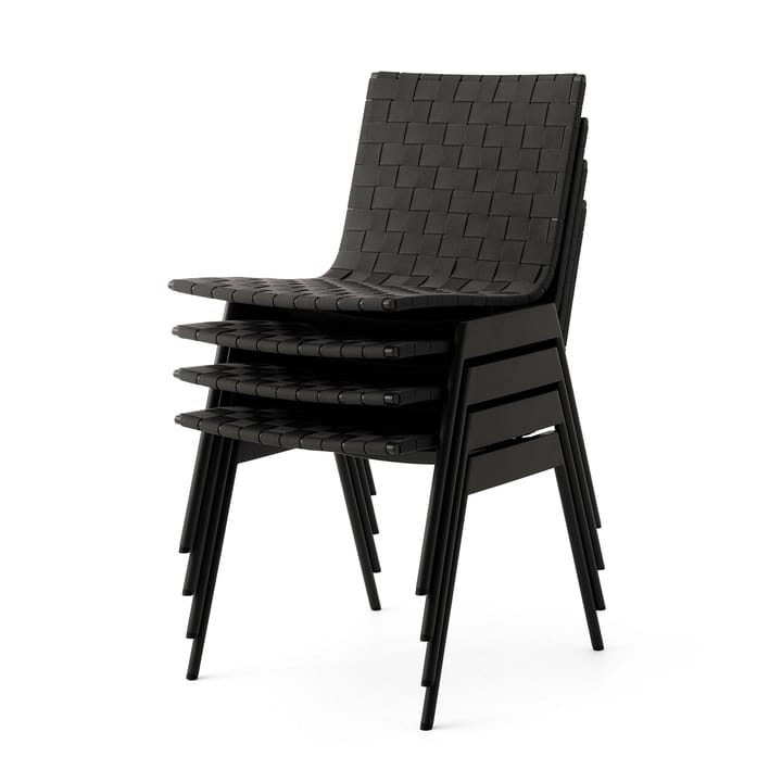 Ville Outdoor AV33 καρέκλα - Warm black - &Tradition