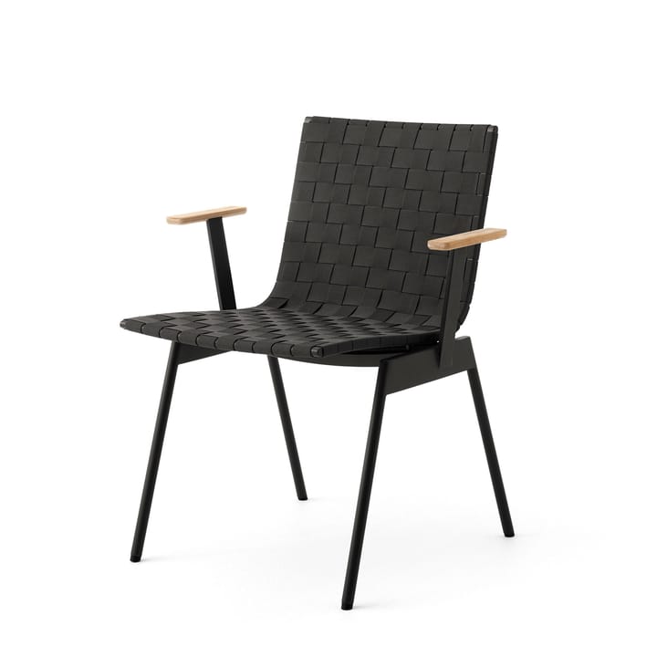 Ville Outdoor AV34 καρέκλα - Warm black - &Tradition