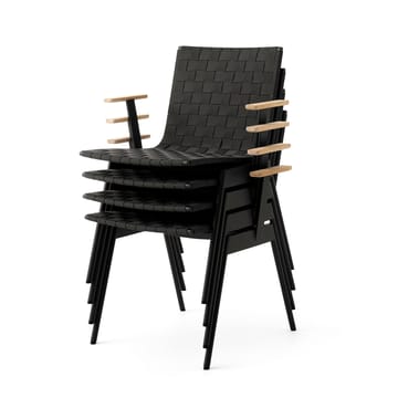 Ville Outdoor AV34 καρέκλα - Warm black - &Tradition