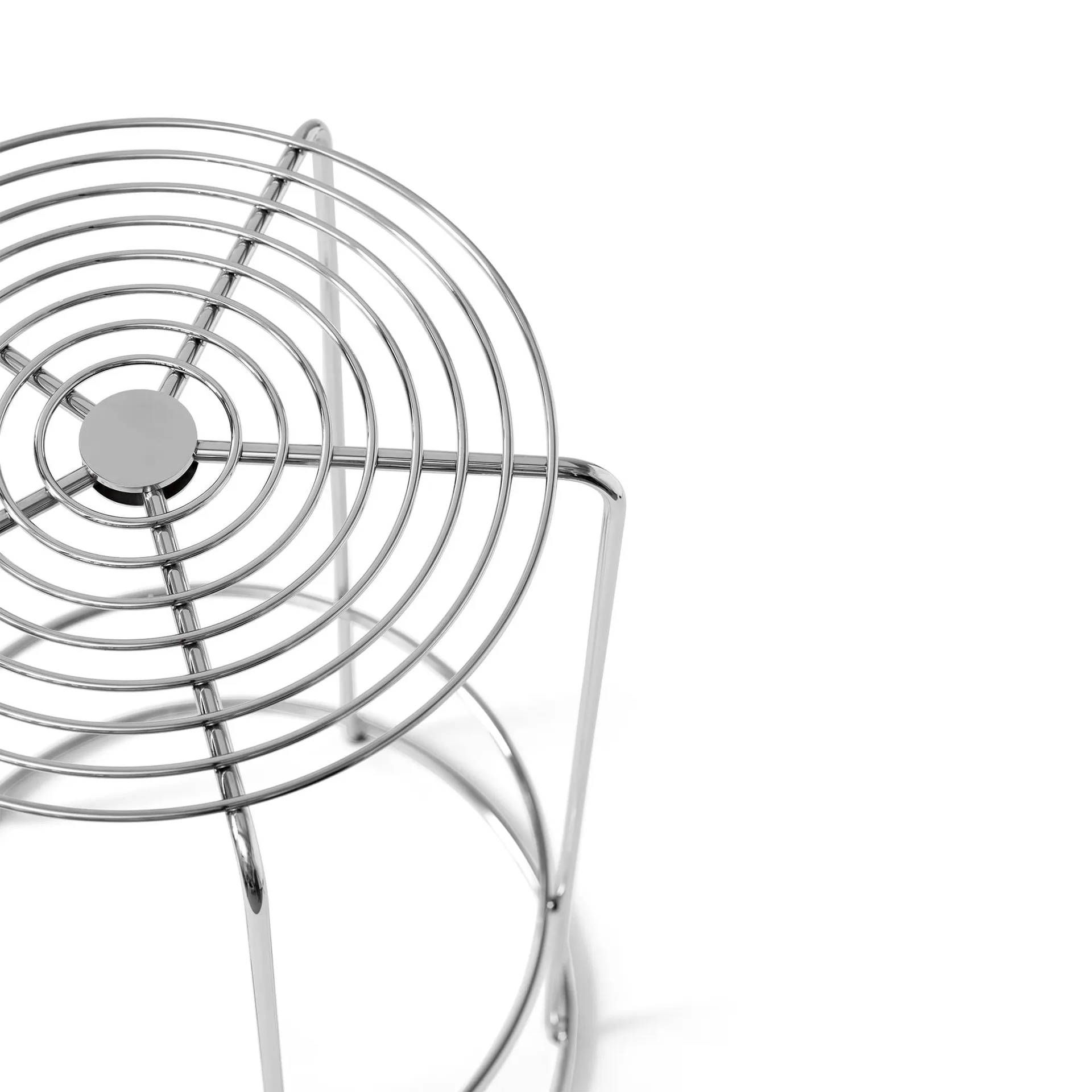 Wire VP15 σκαμπό μπαρ, Ανοξείδωτο ατσάλι, 65 cm &Tradition