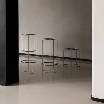 Wire VP15 σκαμπό μπαρ - Ανοξείδωτο ατσάλι, 65 cm - &Tradition