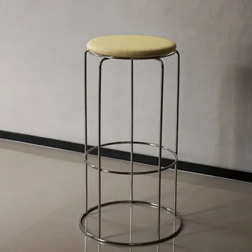 Wire VP16 σκαμπό μπαρ - Ανοξείδωτο ατσάλι, 75 cm - &Tradition