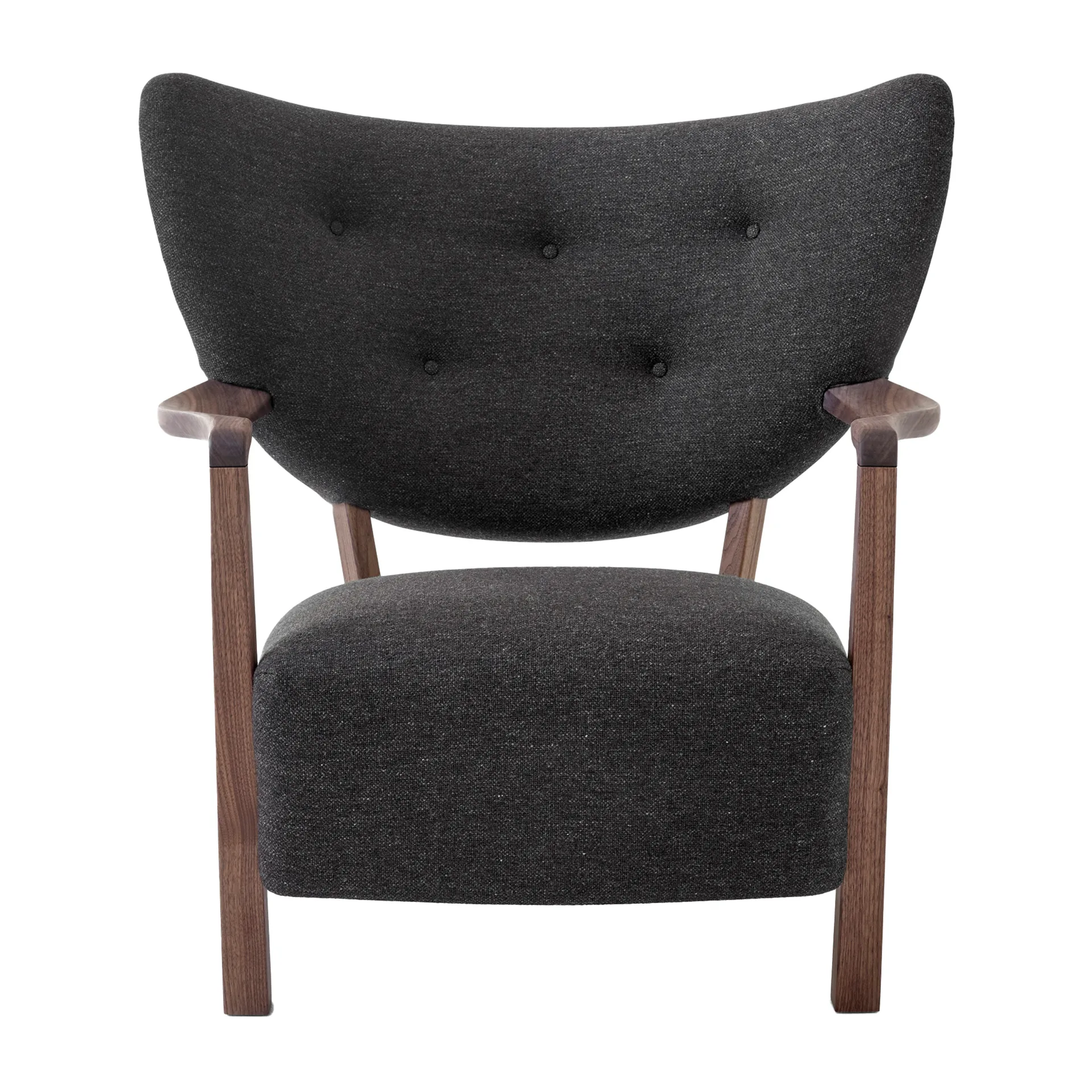 Πολυθρόνα Wulff Lounge Chair ATD2, Λαδωμένη καρυδιά-Hallingdal &Tradition