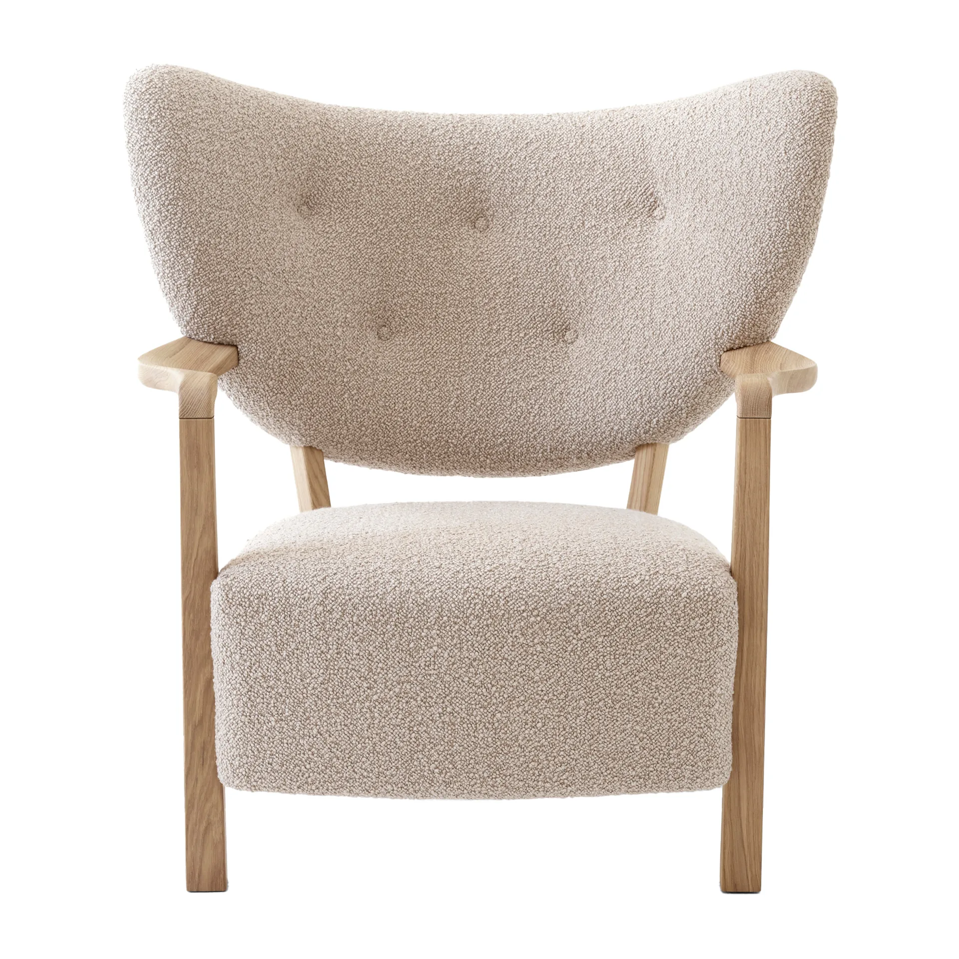 Πολυθρόνα Wulff Lounge Chair ATD2, Λαδωμένη δρυς-Karakorum &Tradition