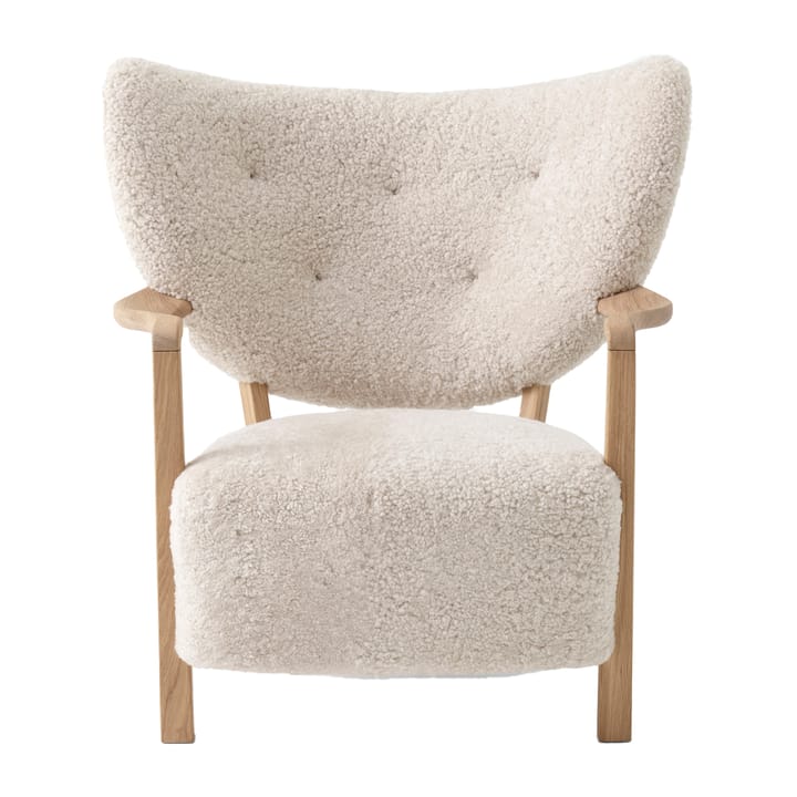 Πολυθρόνα Wulff Lounge Chair ATD2, Λαδωμένη βελανιδιά-Moonlight &Tradition
