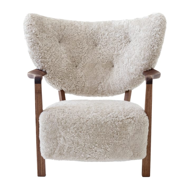 Πολυθρόνα Wulff Lounge Chair ATD2, Λαδωμένη καρύδια-Moonlight &Tradition