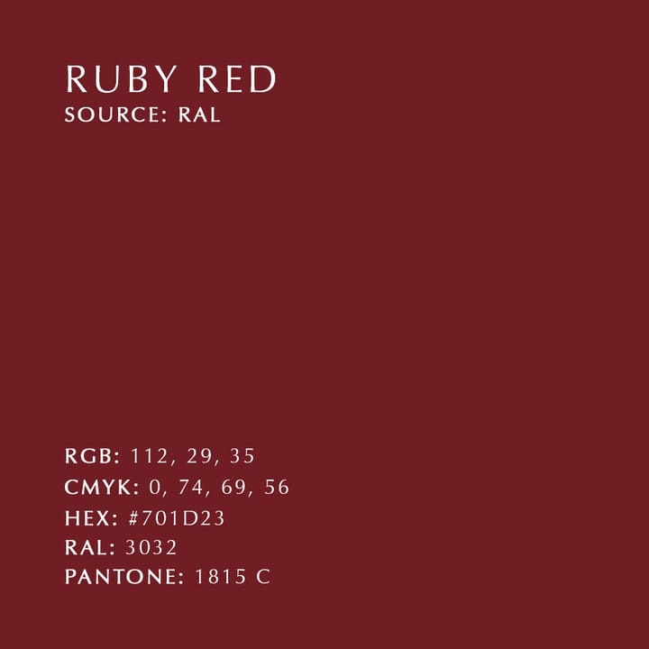 Aluvia φωτιστικό ruby red, 59 cm Umage