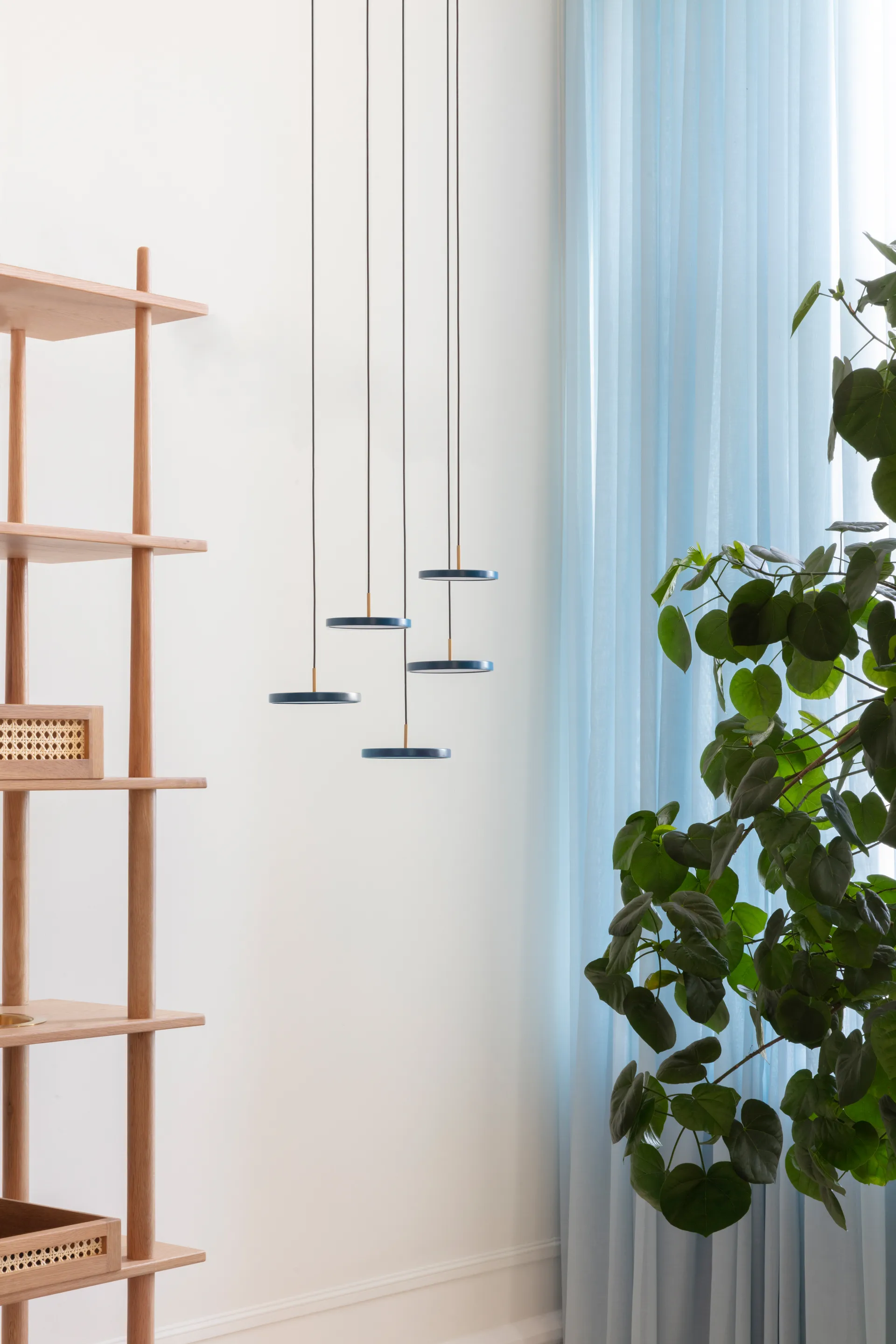 Asteria Micro φωτιστικό οροφής, Μπλε Πετρόλ Umage