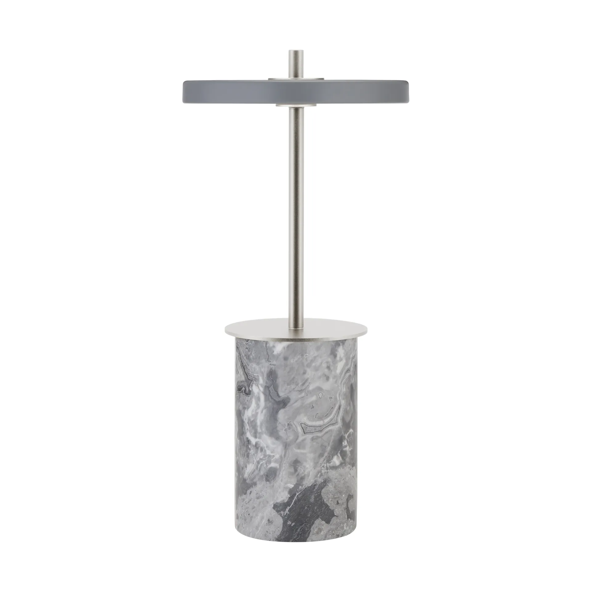 Asteria Move Mini επιτραπέζιο φωτιστικό Ø12x25,5 cm, Grey Marble-steel Umage