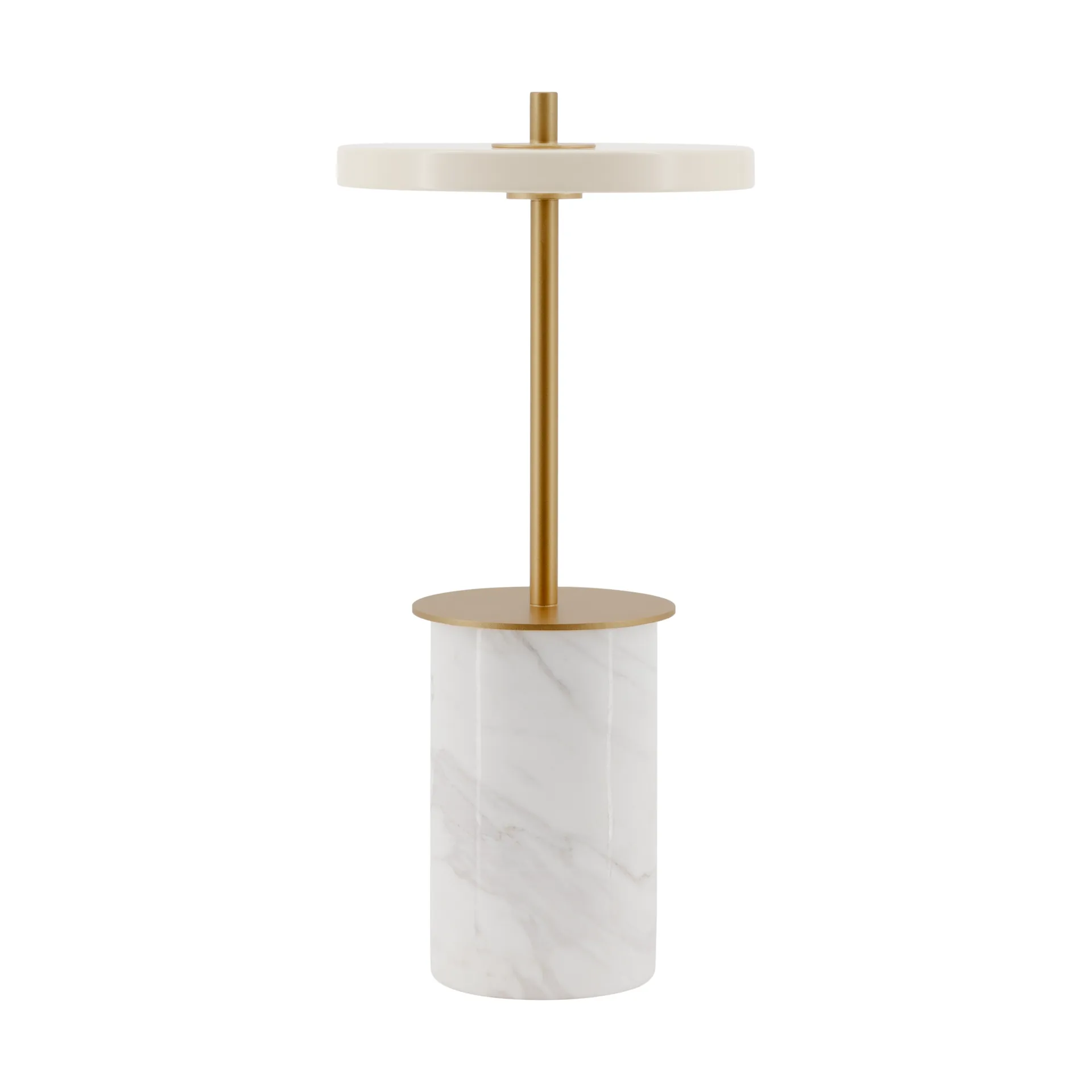 Asteria Move Mini επιτραπέζιο φωτιστικό Ø12x25,5 cm, White marble Umage