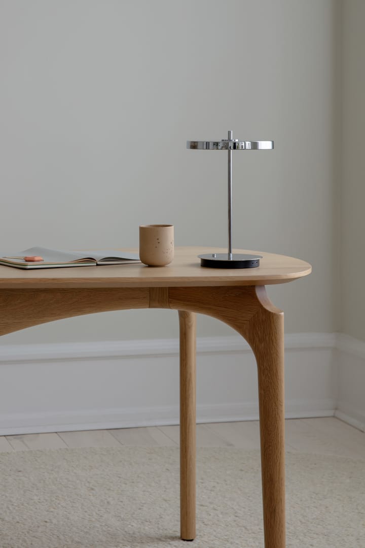 Asteria Move επιτραπέζιο φωτιστικό, Polished steel Umage