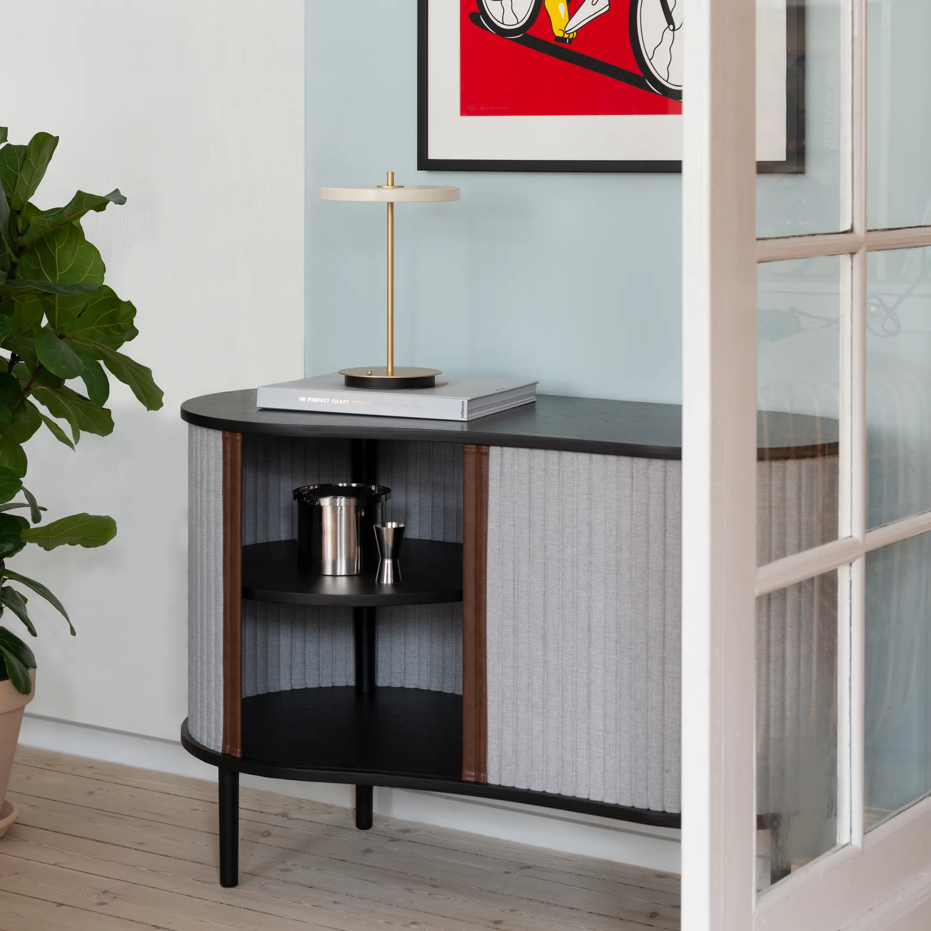 Asteria Move επιτραπέζιο φωτιστικό, Λευκή πέρλα Umage