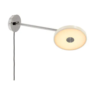 Asteria Wall απλίκα τοίχου - Long, Pearl White-chrome - Umage