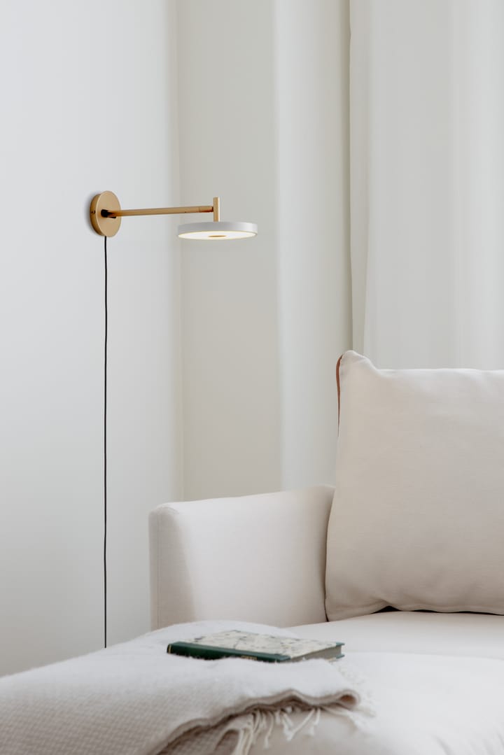 Asteria Wall long απλίκα τοίχου, Pearl white Umage