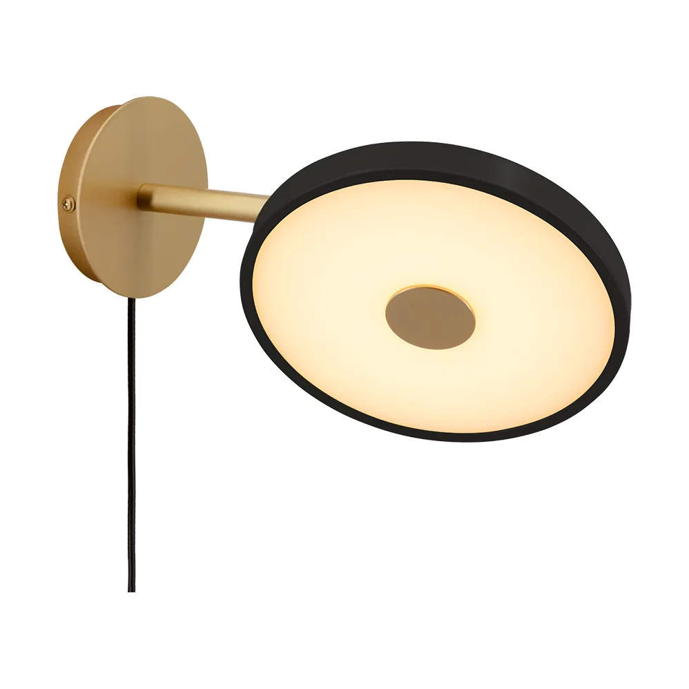 Asteria Wall απλίκα τοίχου, Short, Black-brass Umage