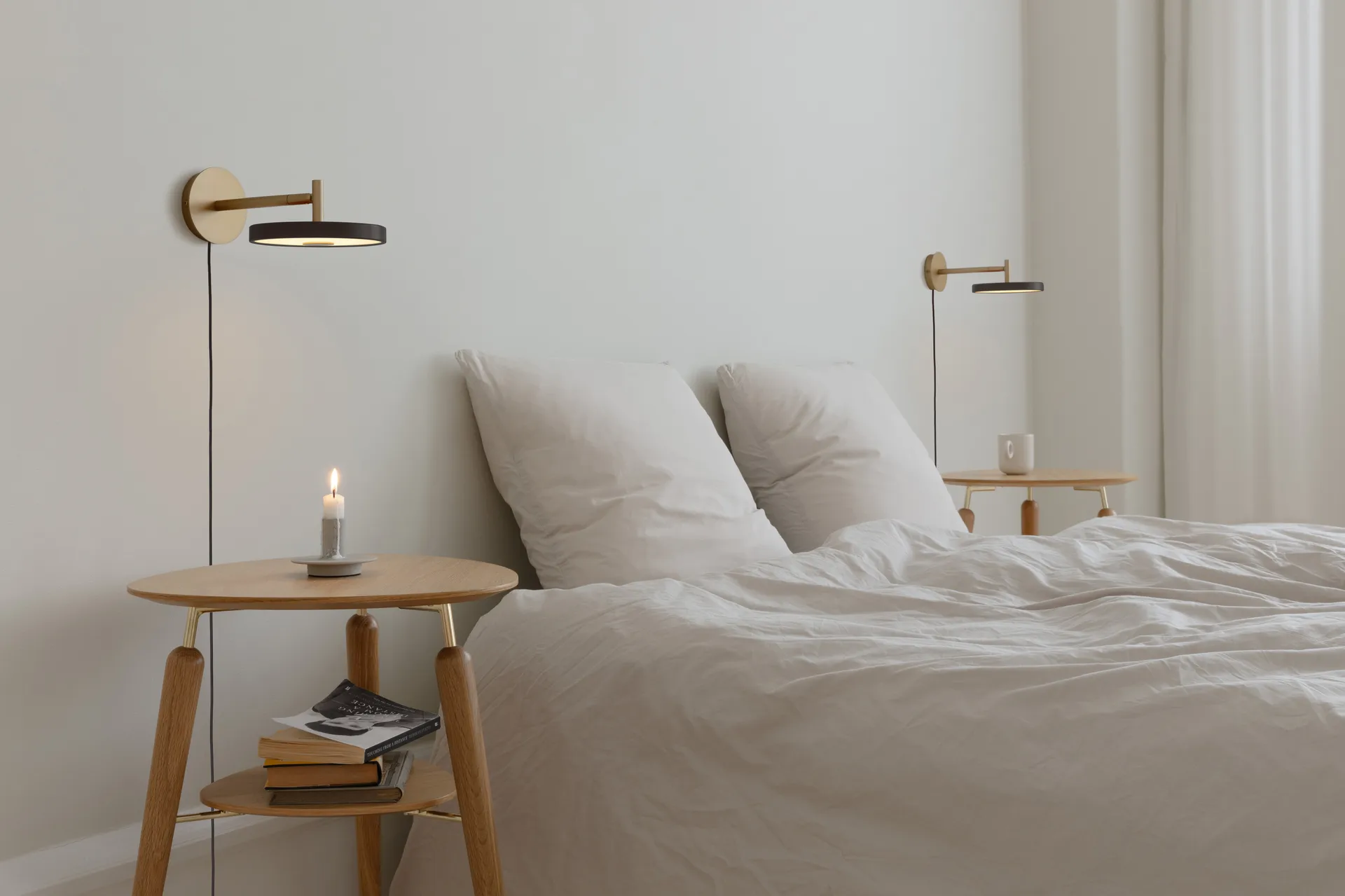 Asteria Wall απλίκα τοίχου, Short, Black-brass Umage