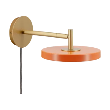 Asteria Wall απλίκα τοίχου - Short, Nuance orange-brass - Umage