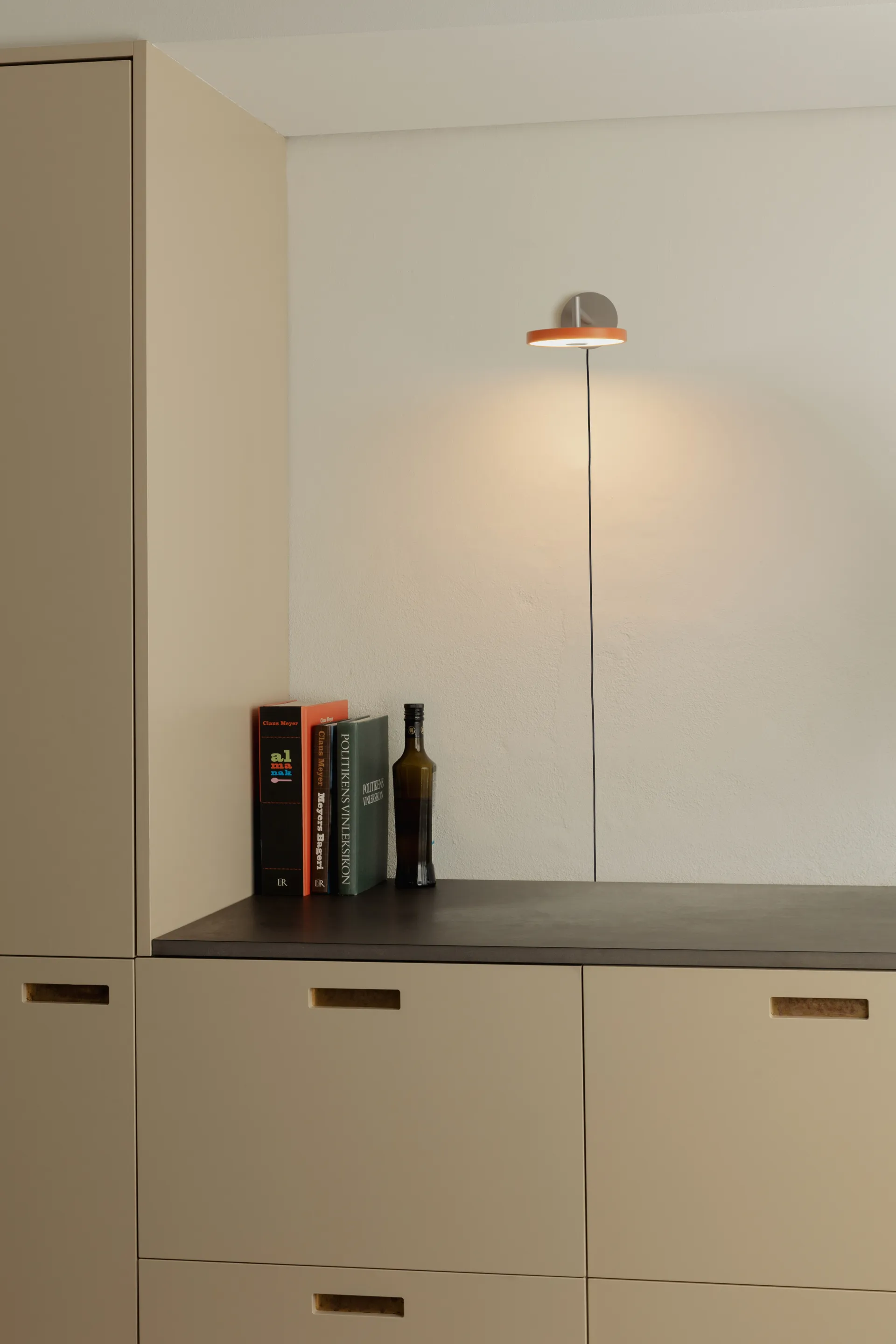 Asteria Wall απλίκα τοίχου, Short, Nuance orange-chrome Umage