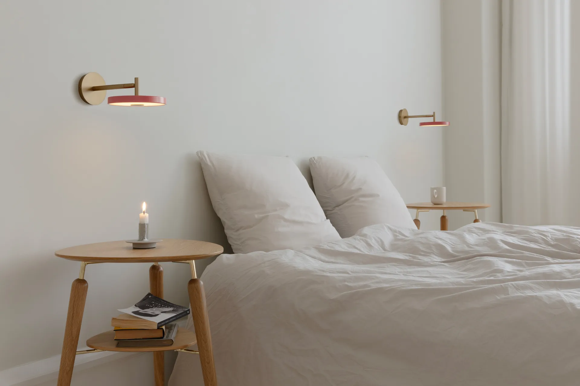 Asteria Wall απλίκα τοίχου, Short, Nuance rose-brass Umage