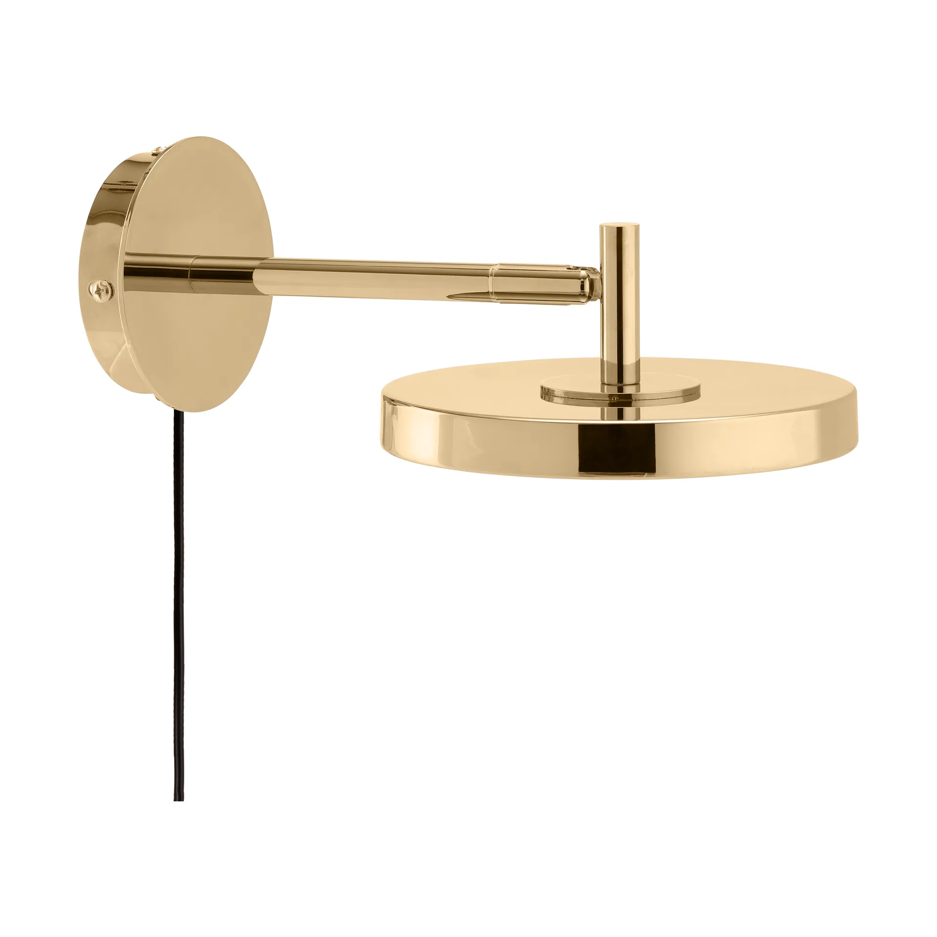 Asteria Wall short απλίκα τοίχου, Polished brass Umage