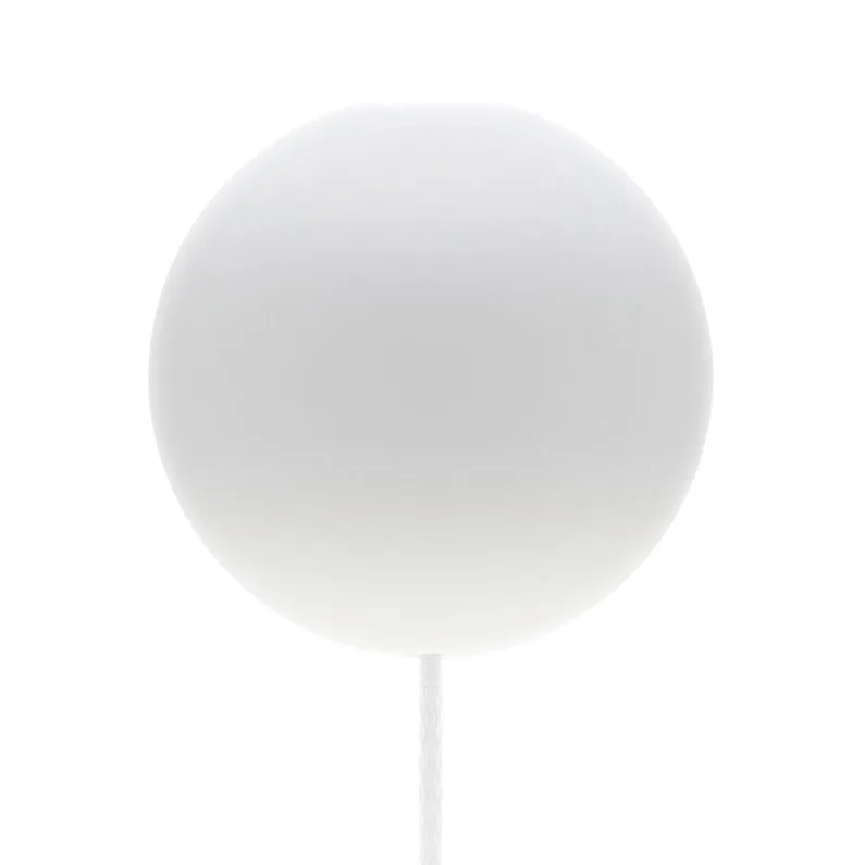 Cannonball ροζέτα οροφής με καλώδιο, λευκό Umage