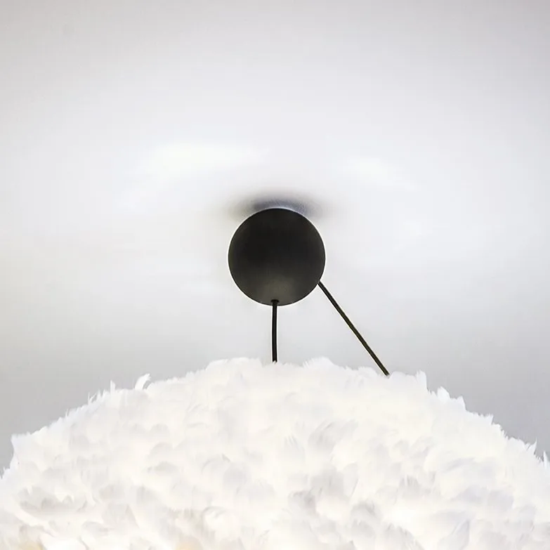 Cannonball ροζέτα οροφής με καλώδιο, μαύρο Umage