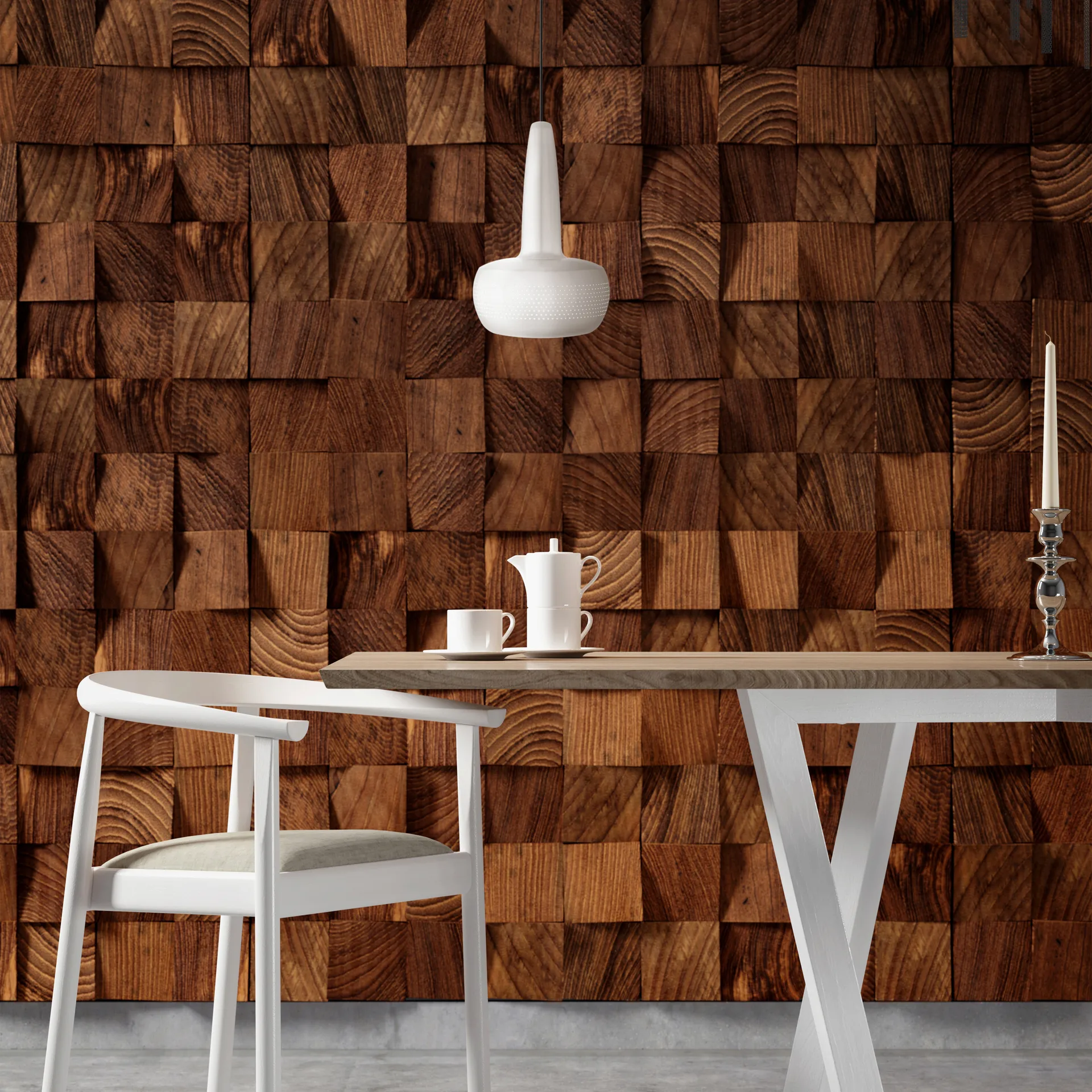 Clava φωτιστικό οροφής Ø21.5 cm, ματ λευκό Umage