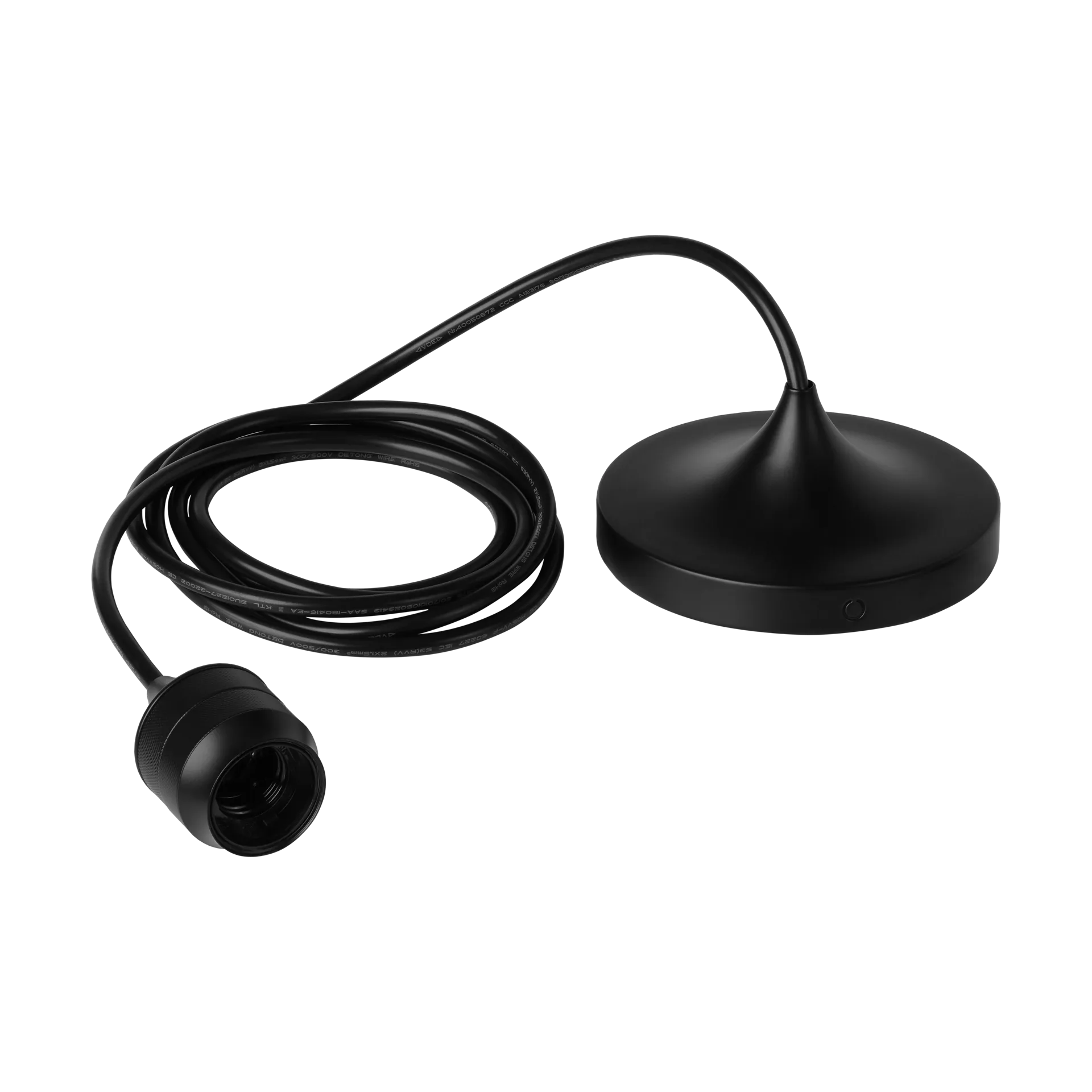 Σετ κορδονιών για κρεμαστό φωτιστικό Cord Set Pro, Black Umage