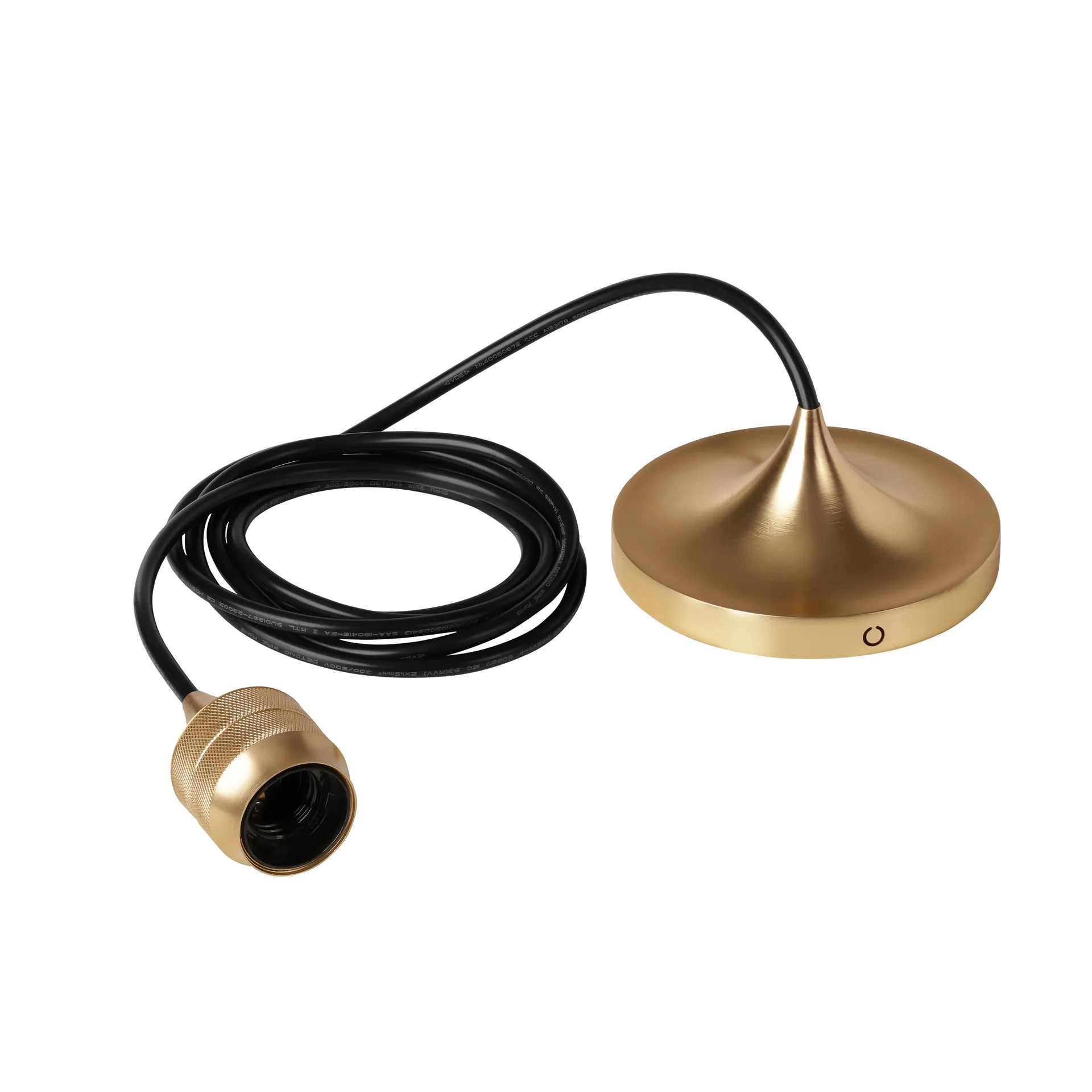 Σετ κορδονιών για κρεμαστό φωτιστικό Cord Set Pro, Brushed brass Umage