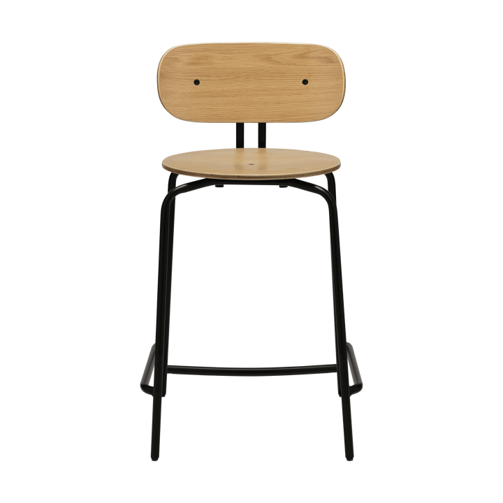 Curious σκαμπό μπαρ 65 εκ. - Oak-black - Umage